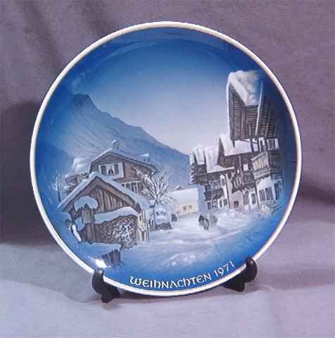 1971 Rosenthal Christmas Plate Weihnachten