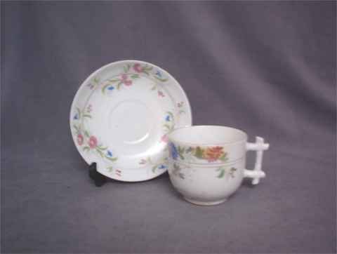Antique German Presentation Cup & Saucer