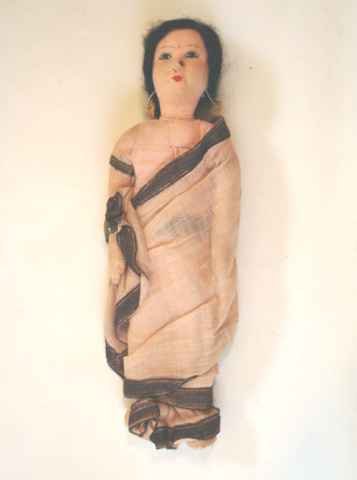 Vintage Cloth Madrasi Doll From India Khilowna