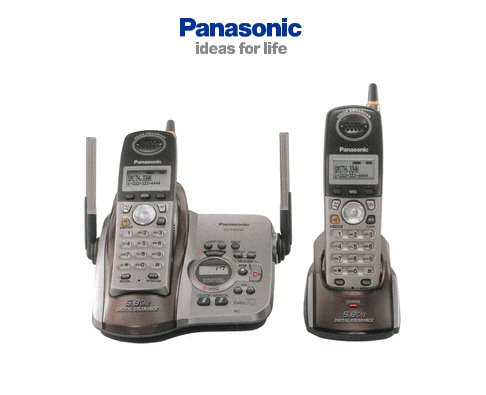 PANASONIC KX-TG5432 5.8GHz Digital Dual Cordless Telephone System