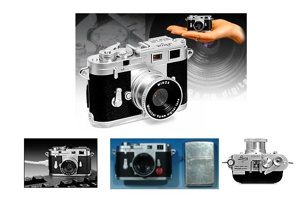 Minox Leica M3 "Pocket Size Nostalgia" Digital Camera - 4.0 Megapixel with Fixed 9.6 mm Lens