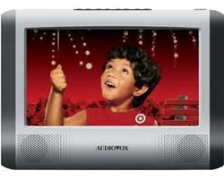 Audiovox Multi Region Portable Tablet Style Slim DVD Player