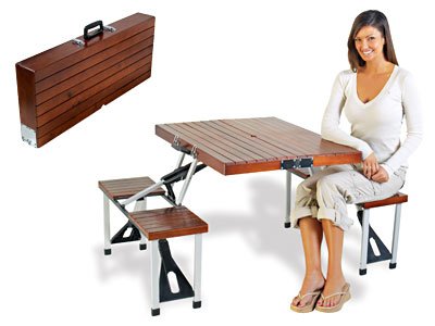 Foldable Wooden Picnic Table