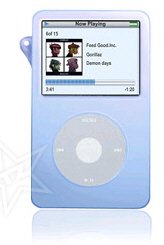 Apple Video 30GB Silicone Blue Ipod Case