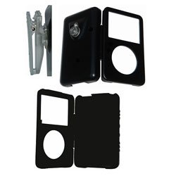 iPod Video Aluminum Black Case + Belt Clip
