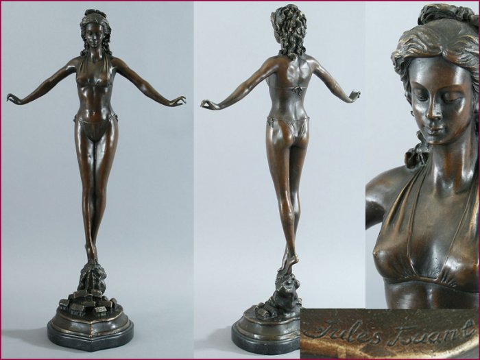 Art deco Bronze Sculpture "French Style" visit: www.1900style.es