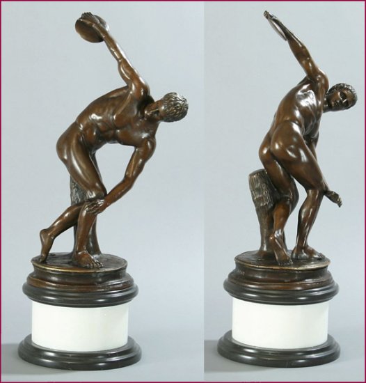 Classic Bronze Sculpture "Discobolus" visit: www.1900style.es