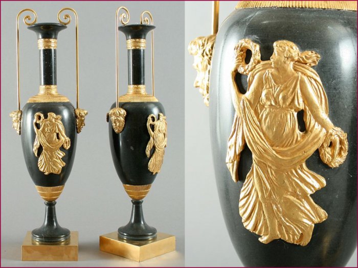 A pair of empire style centrepices www.1900style.es