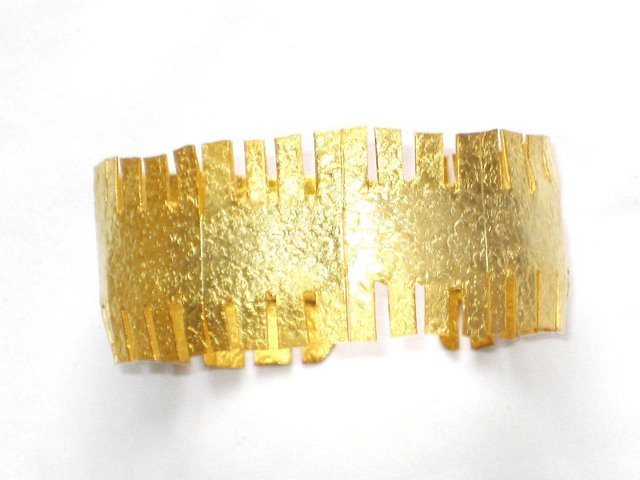 Gold Plated Bracelet in Sterling Silver
