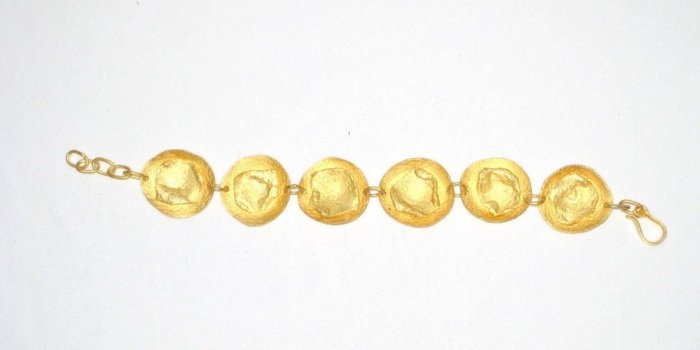 Gold Plated Bracelet in Sterling Silver