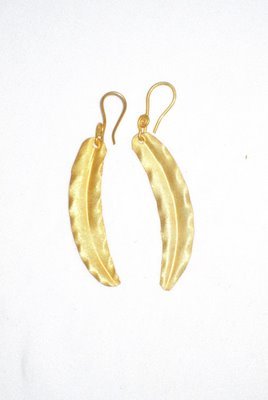 Gold Plated Earrings in Sterling Silver