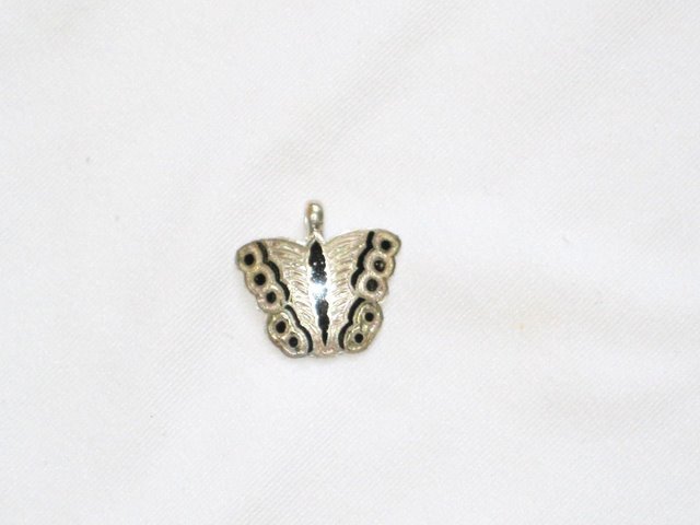 Enameled Pendant in Sterling Silver