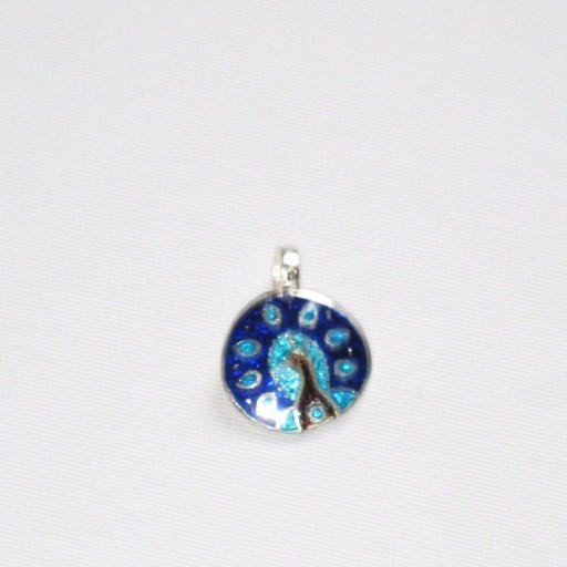 Enameled Pendant in Sterling Silver