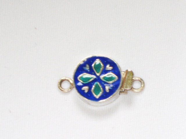 MN232 Enameled Pendant in Sterling Silver