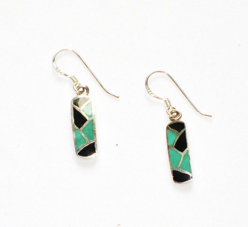 MN249 Enameled Earrings in Sterling Silver