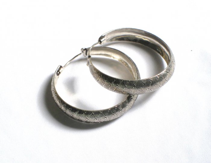 AQ073 Earrings in Sterling Silver