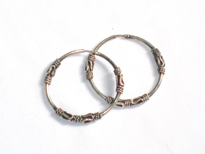 AQ076 Earrings in Sterling Silver