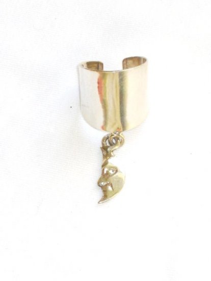 AQ120 Toe ring in Sterling Silver