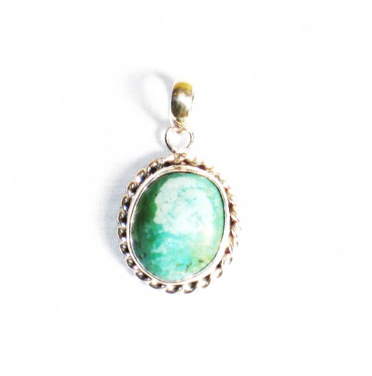 PN269 Turquoise Pendant in Sterling silver