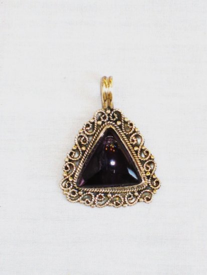 PN367 Onyx Pendant in Sterling Silver