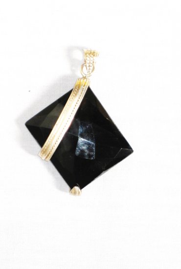 PN316 Onyx Pendant in Sterling Silver