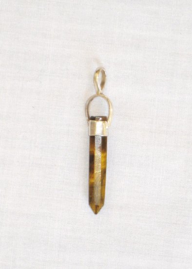 PN472 Tiger's Eye Pendant in Sterling Silver