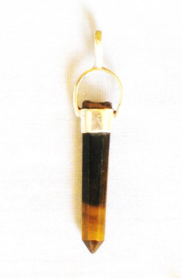 PN483 Tiger's Eye Pendant in Sterling Silver