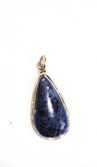 PN067 Lapis Lazuli Pendant in Sterling Silver