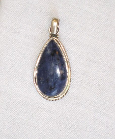 PN465 Lapis Lazuli Pendant in Sterling Silver