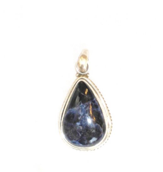 PN466 Lapis Lazuli Pendant in Sterling Silver