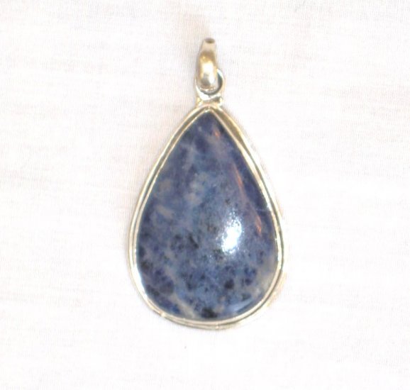 PN467 Lapis Lazuli Pendant in Sterling Silver