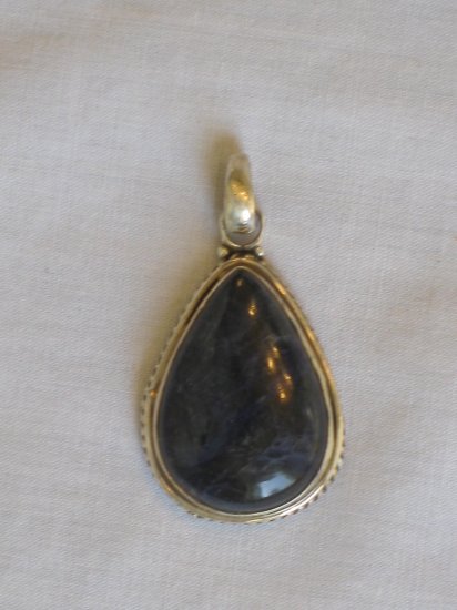 PN479 Lapis Lazuli Pendant in Sterling Silver
