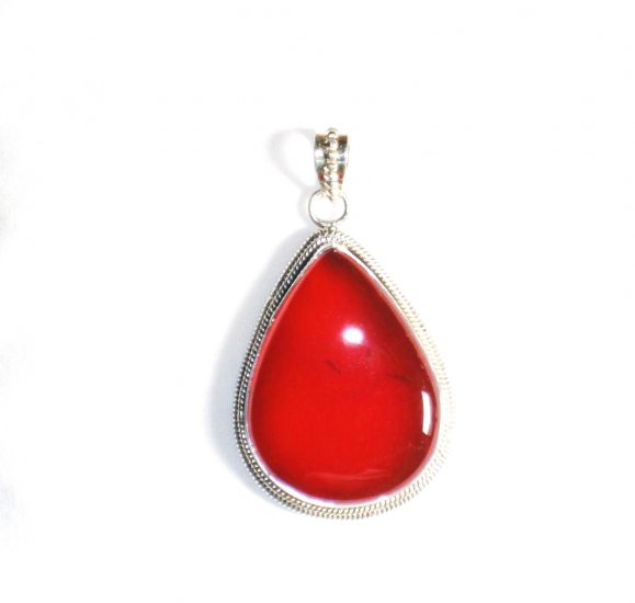 PN132 Carnelian Pendant in Sterling Silver