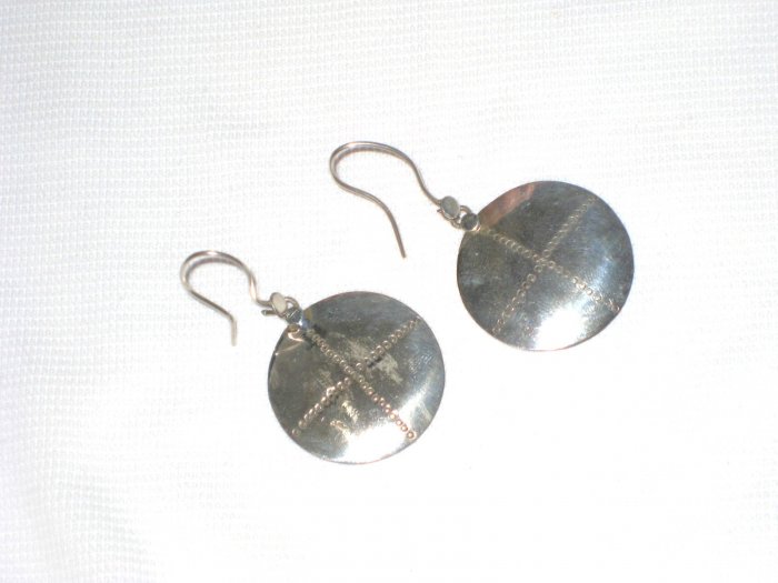 ST402 Oxidized Sterling Silver Earrings