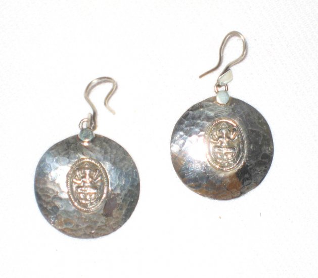 ST408 Oxidized Sterling Silver Earrings