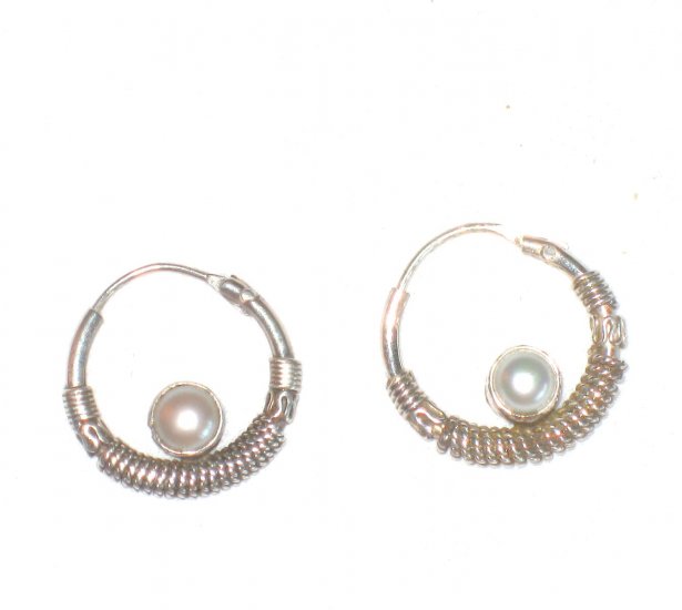 ST410 Oxidized Sterling Silver Earrings