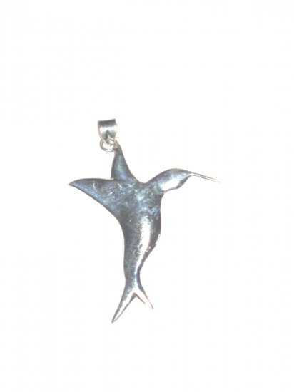 ST416 Oxidized Sterling Silver Pendant