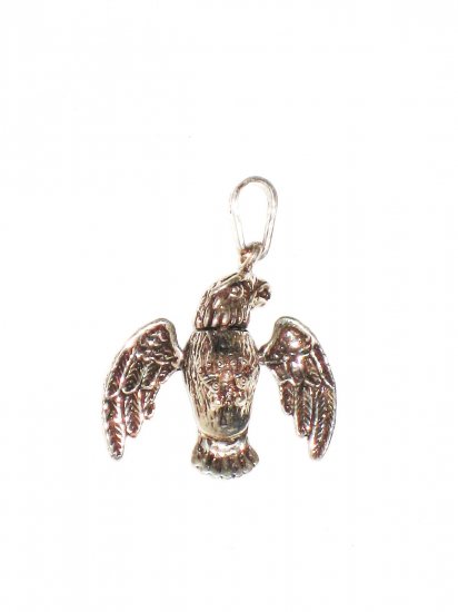 ST574 Oxidized Sterling Silver Pendant
