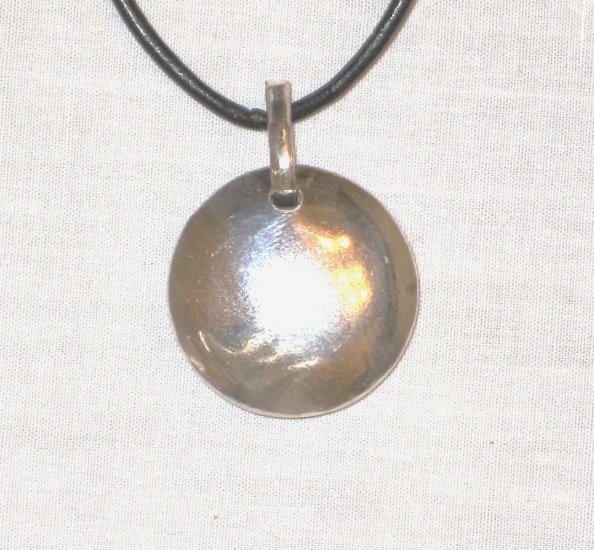 PN474 Oxidized Sterling Silver Pendant