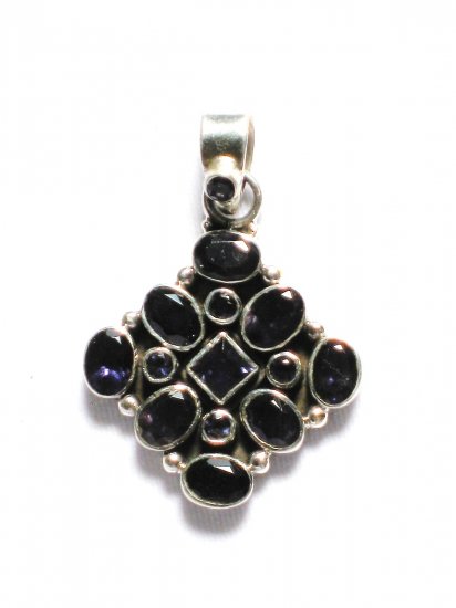 ST203 Amethyst Pendant in Sterling Silver - SOLD