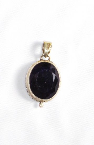 ST254 Amethyst Pendant in Sterling Silver
