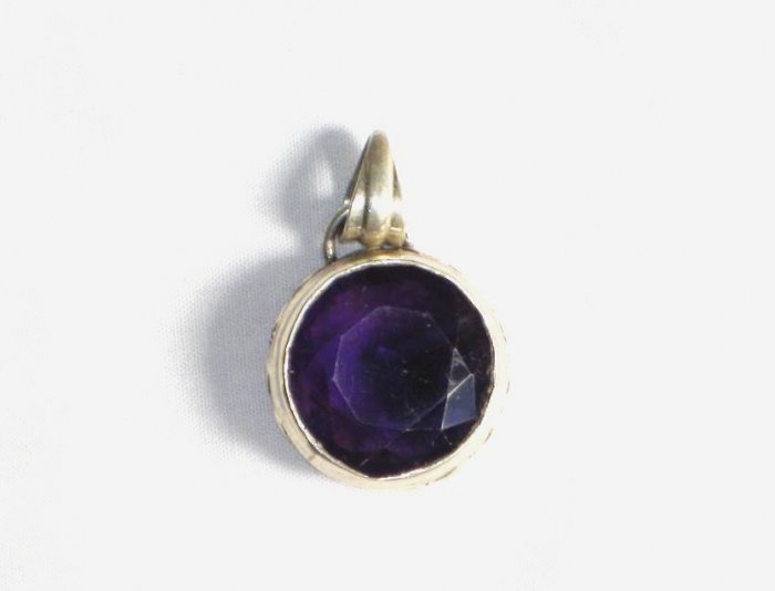 PN176 Amethyst Pendant in Sterling Silver