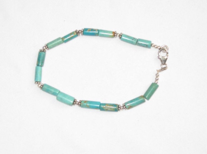 ST050 Turquoise Bracelet in Sterling Silver