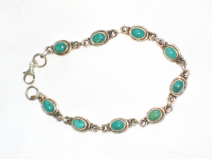ST621 Turquoise Bracelet in Sterling Silver