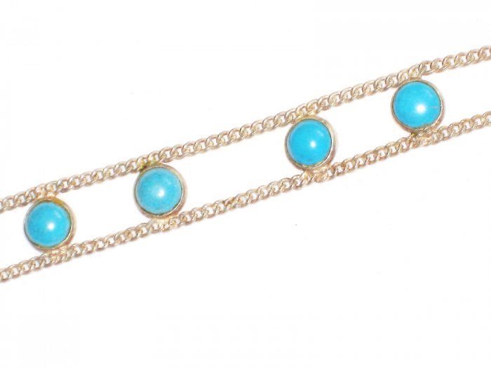 ST625 Turquoise Bracelet in Sterling Silver