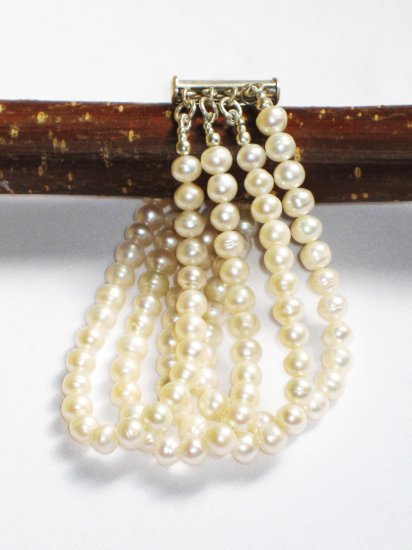 ST280 Pearl Bracelet in Sterling Silver