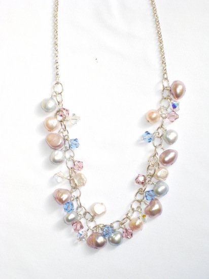 ST292 Pearl Necklace in Sterling Silver