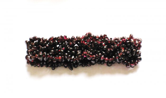 ST145 Garnet Bracelet in Sterling Silver