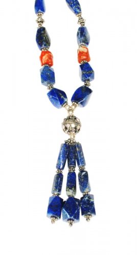 ST536 Tibetan Necklace in Sterling Silver