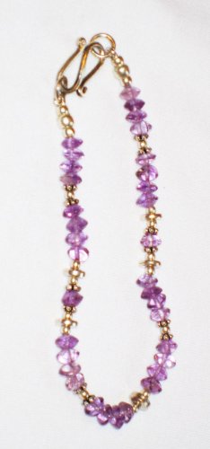 ST168 Amethyst Bracelet in Sterling Silver